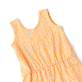 The Tank Shortie Jumpsuit in Coral