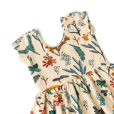 The Summer Sleeve Ballet Dress in Herbal Study