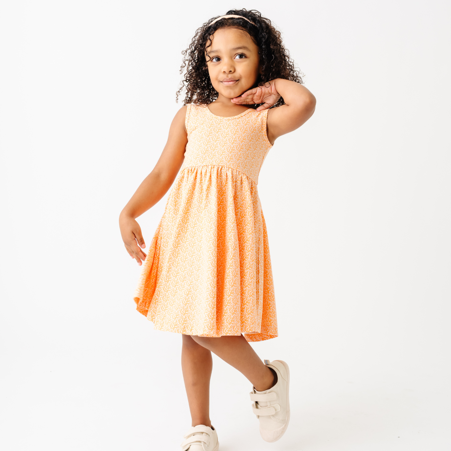 Tank Ballet Dress in Coral 4T