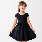 The Summer Sleeve Ballet Dress in Ebony