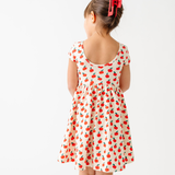 The Summer Sleeve Ballet Dress in Apples