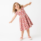 The Summer Sleeve Ballet Dress in Poppy Floral