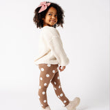 The Essential Leggings in Hazelnut Dot