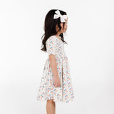 The Short Sleeve Ballet Dress in Lovely Lily