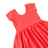 The Summer Sleeve Ballet Dress in Geranium