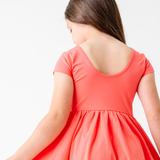 The Summer Sleeve Ballet Dress in Geranium