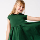 The Peter Pan Ballet Dress in Forest