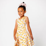 The Bow Tank Ballet Dress in Honeycomb