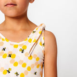 The Bow Tank Ballet Dress in Honeycomb