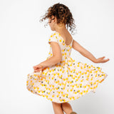 The Summer Sleeve Ballet Dress in Honeycomb