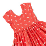 The Summer Sleeve Ballet Dress in Maraschino