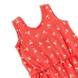 The Tank Shortie Jumpsuit in Maraschino