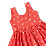 Tank Ballet Dress in Maraschino