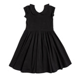 The Peter Pan Ballet Dress in Ebony