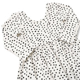 The Ballet Dress in Ivory Dot