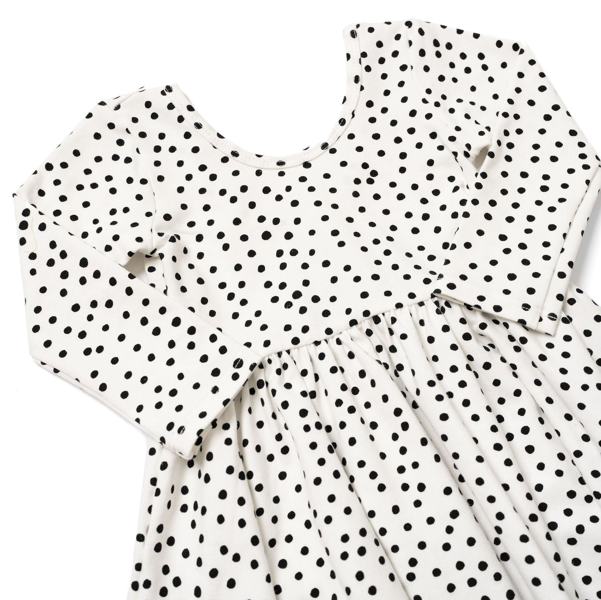 The Ballet Dress in Ivory Dot – Alice + Ames