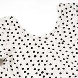 The Ballet Dress in Ivory Dot