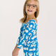 Alice + Ames White and Green Pattern Jumpsuit / 6