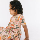 THE SHORT SLEEVE BALLET DRESS IN BOTANICAL