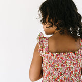 THE SMOCKED DRESS IN POPPY FLORAL