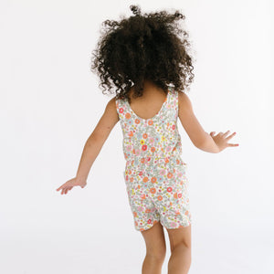 THE TANK SHORTIE JUMPSUIT IN SPRING FLORAL