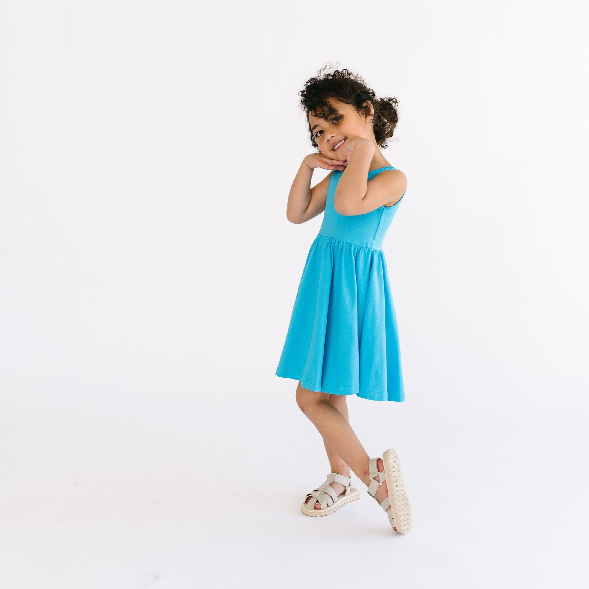 THE TANK BALLET DRESS IN BLUE DANUBE