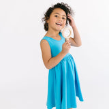 THE TANK BALLET DRESS IN BLUE DANUBE