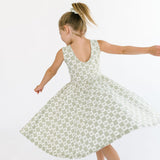 THE TANK BALLET DRESS IN CHECKED FLEUR