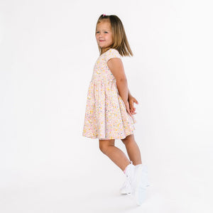THE SUMMER SLEEVE BALLET DRESS IN SUMMER TERRAZZO