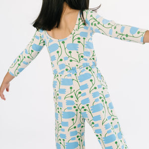THE WIDE LEG JUMPSUIT IN ELECTRIC TULIP