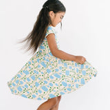 The Peter Pan Ballet Dress in Electric Tulip