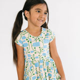 The Peter Pan Ballet Dress in Electric Tulip