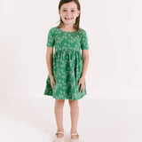 The Short Sleeve Ballet Dress in Fresh Fields