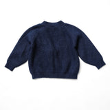 The Essential Cardigan in Blueberry