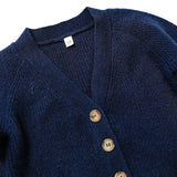 The Essential Cardigan in Blueberry