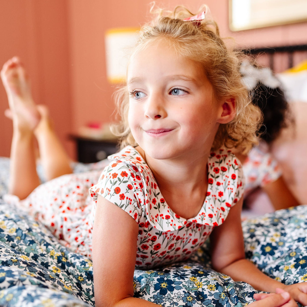 The Peter Pan Ballet Dress in Ruby Floral – Alice + Ames