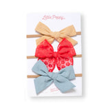 The Dahlia Headband Bow Set