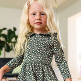 The Long Sleeve Peter Pan Dress in Wisp