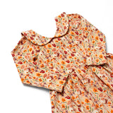 The Long Sleeve Peter Pan Dress in Wonderland