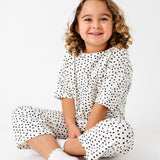 The Lounge Set in Ivory Dot
