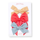 The Dahlia Bow Clip Set