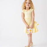 The Peter Pan Ballet Dress in Buttermilk