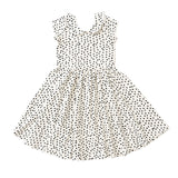 The Peter Pan Ballet Dress in Ivory Dot