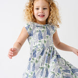 The Peter Pan Ballet Dress in Lupine