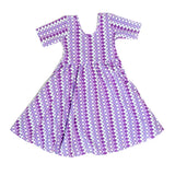 The Short Sleeve Ballet Dress in Mermaid