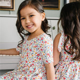 The Short Sleeve Ballet Dress in Mini Lucia