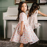 The Short Sleeve Ballet Dress in Mini Lucia