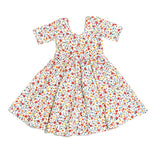 The Short Sleeve Ballet Dress in Mini Lucia