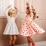 The Ballet Dress in Blush Dot