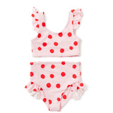 The Leslie Two-Piece in Blush Dot